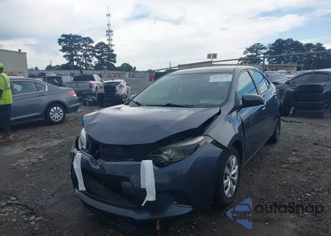 2016 Toyota Corolla Le из США, поврежденный, VIN 2T1BURHE6GC740931